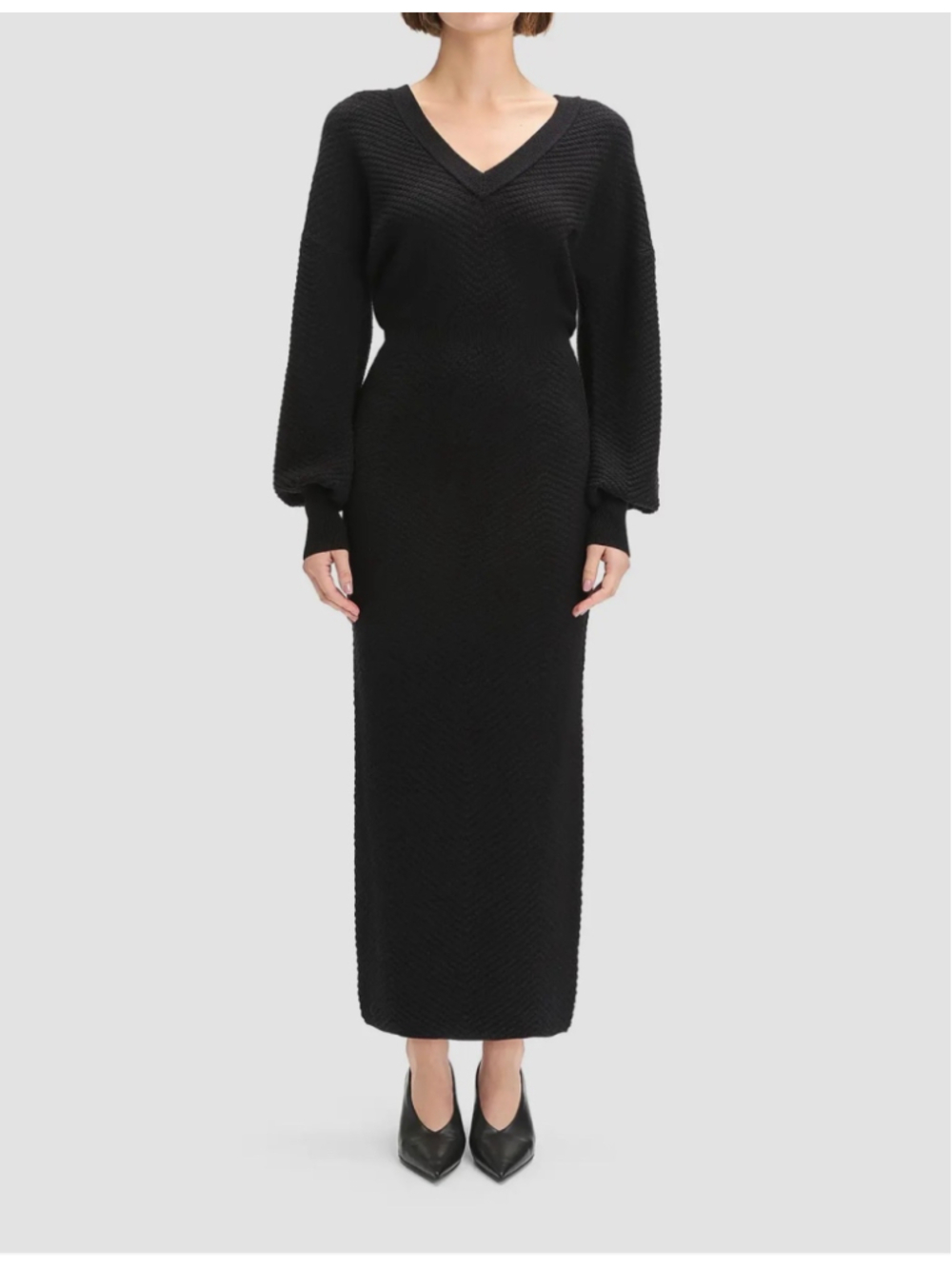 Favorite Daughter Ava Long-Sleeve Maxi Sweaterdress